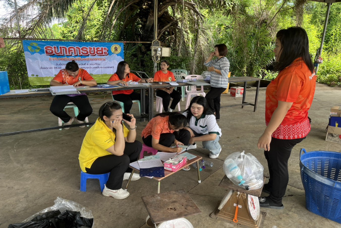 กิจกรรมธนาคารขยะของเทศบาลฯ ประจำเดือน มิถุนายน 2567 .