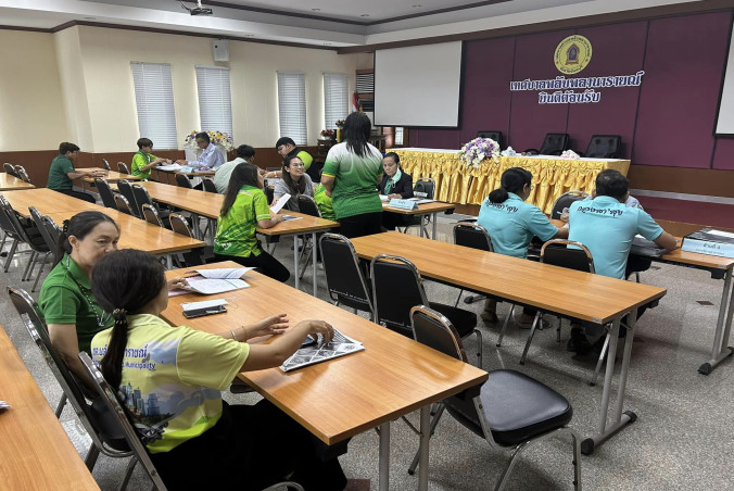ตรวจประเมินประสิทธิภาพของเทศบาลตำบลพลับพลานารายณ์