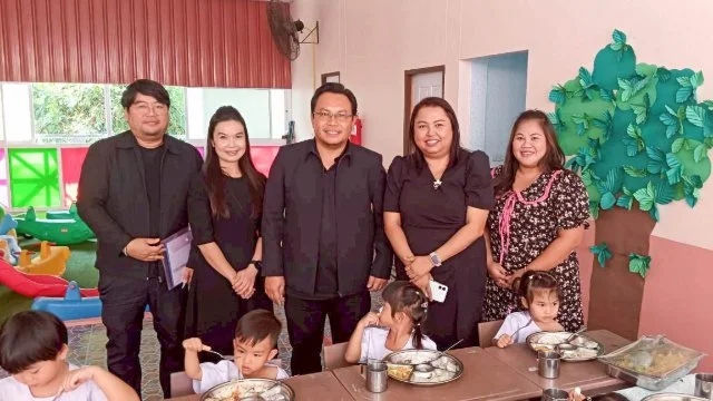 🌞ลงพื้นที่ตรวจสอบและประเมินผลการดำเนินโครงการอาหารกลางวันเทศบาลตำบลพลับพลานารายณ์ 🌞