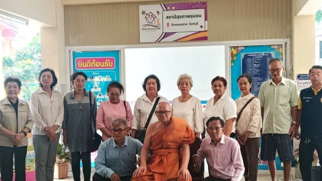 พิธีเปิดสถานีสุขภาพชุมชนตำบลพลับพลา ตามโครงการจัดตั้งสถานีสุขภาพชุมชน (Health Station)