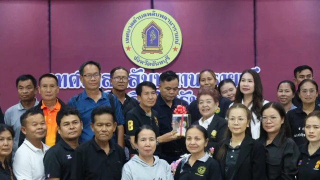 ต้อนรับคณะศึกษาดูงานจากองค์การบริหารส่วนตำบลขามป้อม จังหวัดมหาสารคาม
