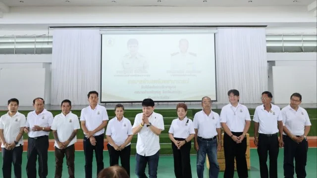 ต้อนรับคณะศึกษาดูงานจากเทศบาลตำบลห้วยพลู จังหวัดนครปฐม