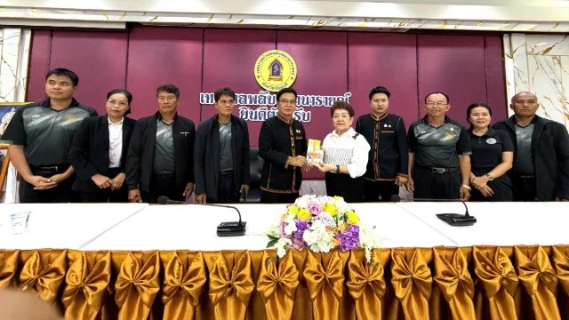 ต้อนรับคณะศึกษาดูงานจากองค์การบริหารส่วนตำบลบก จังหวัดศรีสะเกษ