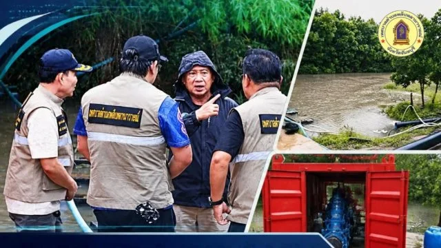 อบจ.จันทบุรี ร่วมกับ เทศบาลตำบลพลับพลานารายณ์ ลงพื้นที่ติดตามสถานการณ์น้ำอย่างใกล้ชิด