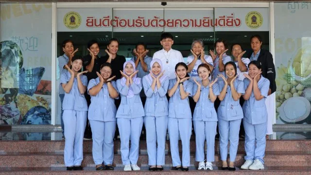 นักศึกษาจากคณะพยาบาลศาสตร์​มหาวิทยาลัยราชภัฏ​รำไพพรรณี​ เข้าร่วมฝึกปฎิบัติ วิชาปฎิบัติการพยาบาลชุมชน
