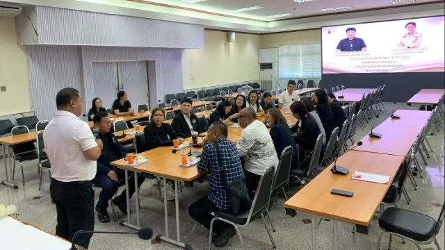 ต้อนรับคณะศึกษาดูงานจาก   เทศบาลเมืองบ้านเป็ด จังหวัดขอนแก่น