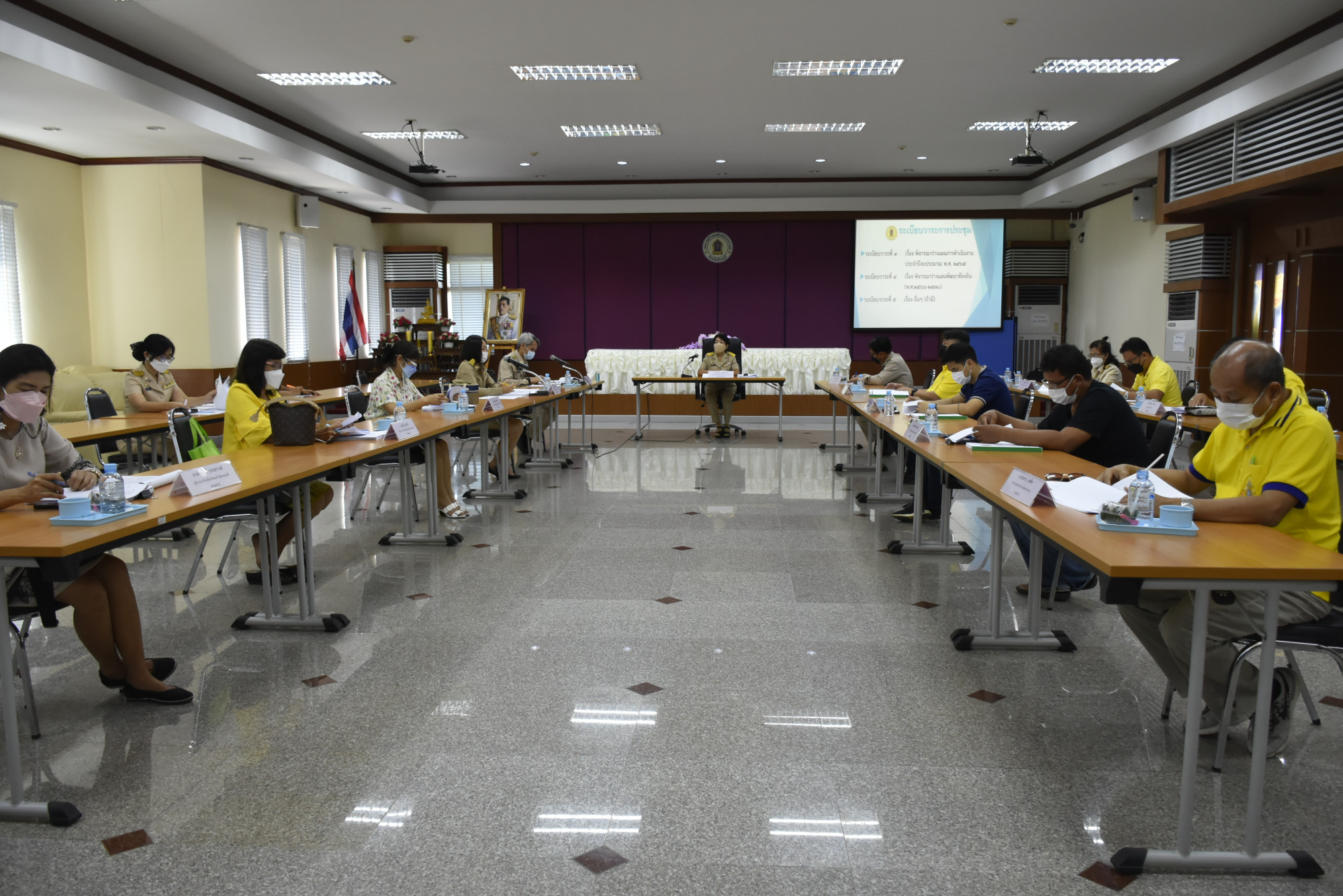 ประชุมคณะกรรมการพัฒนาเทศบาลตำบลพลับพลานารายณ์ ครั้งที่ 4/2564