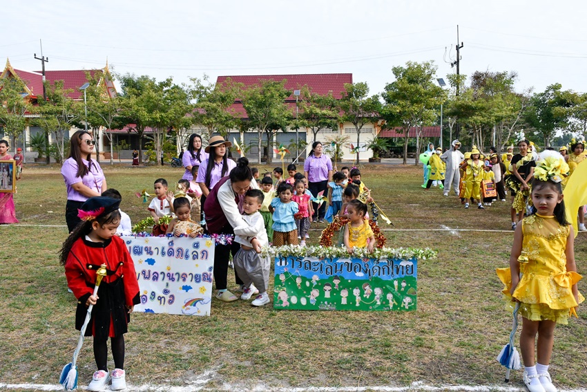 พิธีเปิดการแข่งขันกีฬาสีโรงเรียนวัดทองทั่วฯ ประจำปีการศึกษา 2566 &ldquo;ทองทั่ว เกมส์&rdquo;