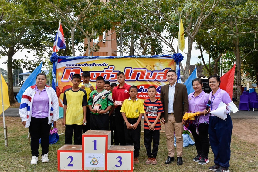 พิธีเปิดการแข่งขันกีฬาสีโรงเรียนวัดทองทั่วฯ ประจำปีการศึกษา 2566 &ldquo;ทองทั่ว เกมส์&rdquo;